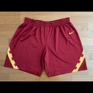 Nike Team Issue USC Trojans Basketball Shorts
